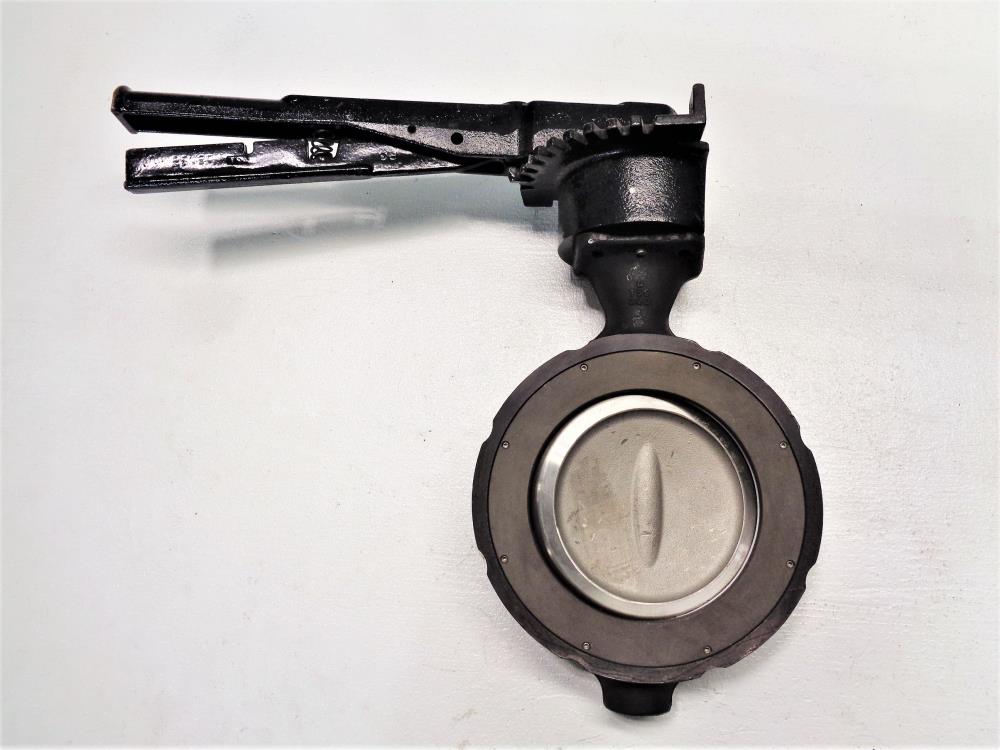 Crane Flowseal 6" 150# Butterfly Valve WCB Body Stainless Disc 06-1WA-12DTTG-HNJ